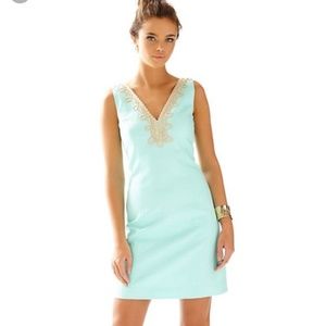 NWT Lilly Pulitzer Bentley Shift in Poolside Blue